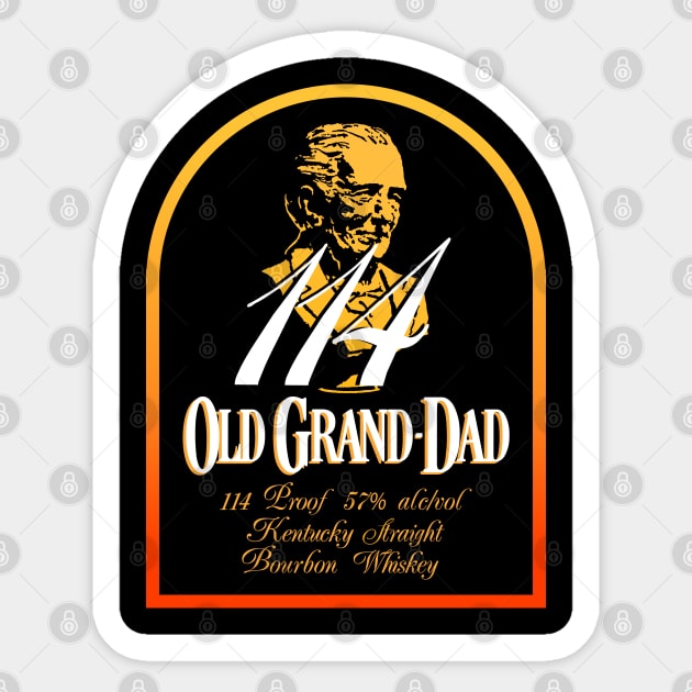 Old Grand-Dad 114 Bourbon Tee (Double Sided) Sticker by Recondo76